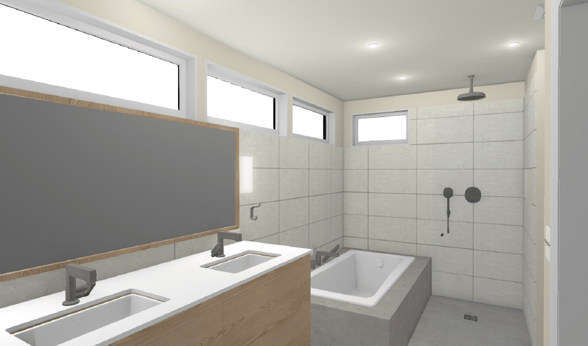 portland home addition: master suite