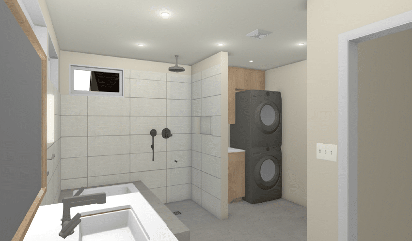 portland home addition: master suite