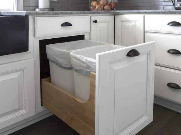 Kitchen Design Ideas: Pull Out Trash Cabinet