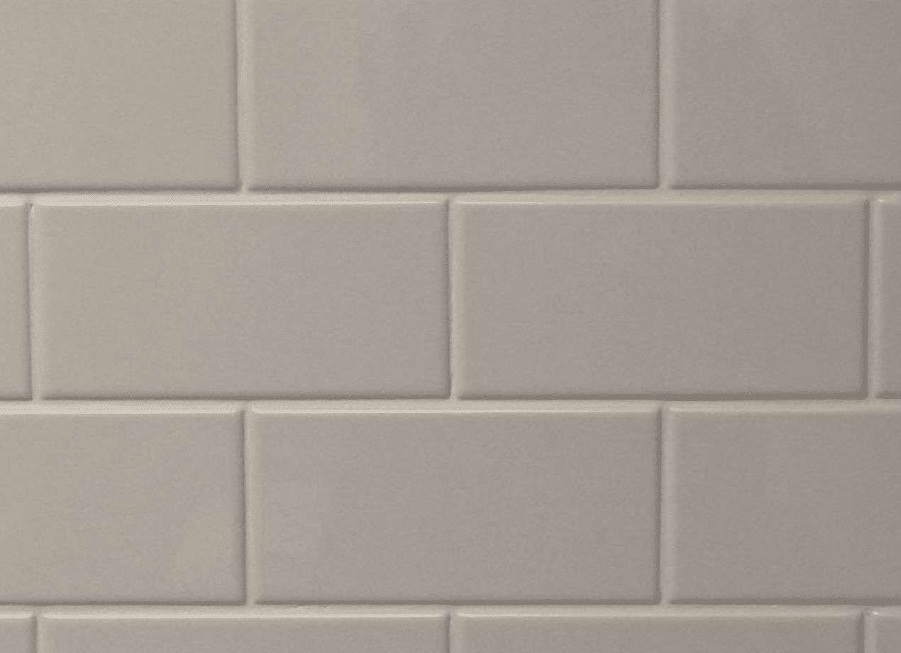subway tile eased edge