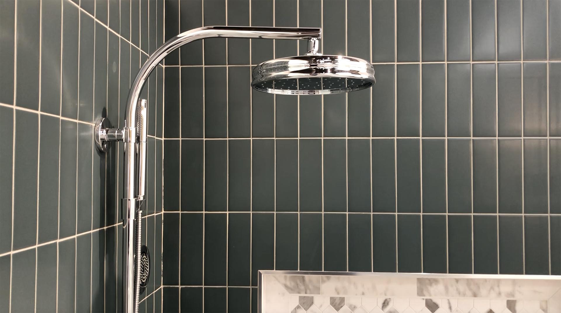 waterfall shower head