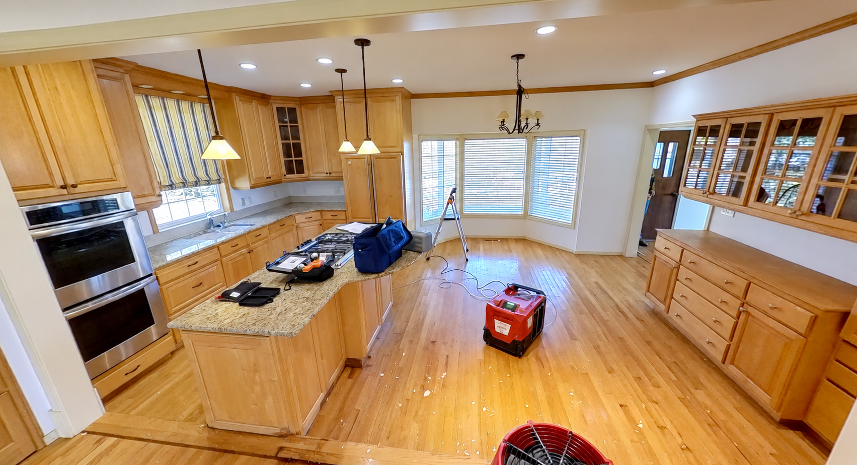Kitchen restoration in progress