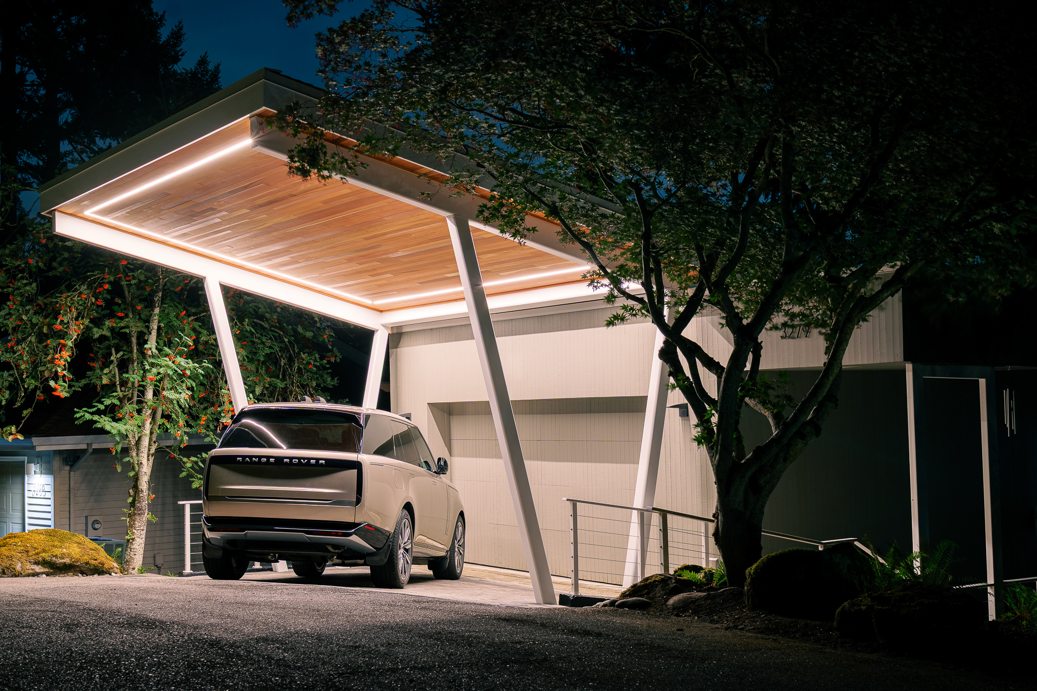 Modern Carport - Night 26 - 12